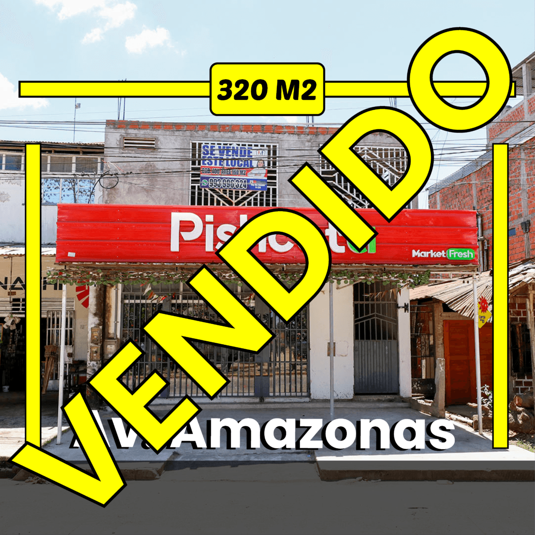 𝐒𝐄 𝐕𝐄𝐍𝐃𝐄 𝐋𝐎𝐂𝐀𝐋 𝐂𝐎𝐌𝐄𝐑𝐂𝐈𝐀𝐋 𝐄𝐍 𝐀𝐕. 𝐀𝐌𝐀𝐙𝐎𝐍𝐀𝐒 – 𝐏𝐔𝐂𝐀𝐋𝐋𝐏𝐀