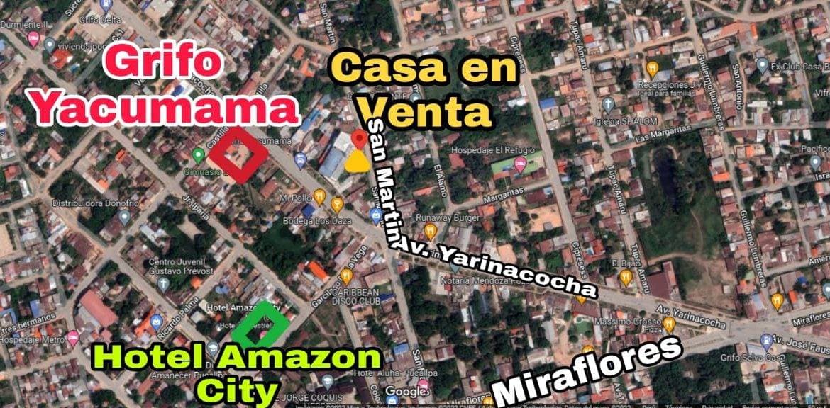 SE VENDE CASA CERCA A LA AV. YARINACOCHA