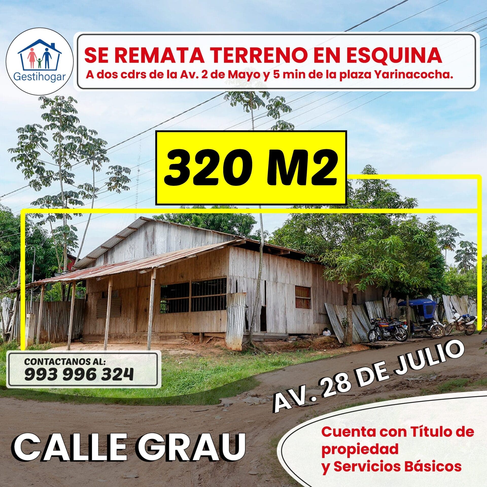 𝐒𝐄 𝐑𝐄𝐌𝐀𝐓𝐀 𝐓𝐄𝐑𝐑𝐄𝐍𝐎 𝐃𝐄 𝟑𝟐𝟎 𝐌𝟐, 𝐄𝐍 𝐄𝐒𝐐𝐔𝐈𝐍𝐀 — foto 3