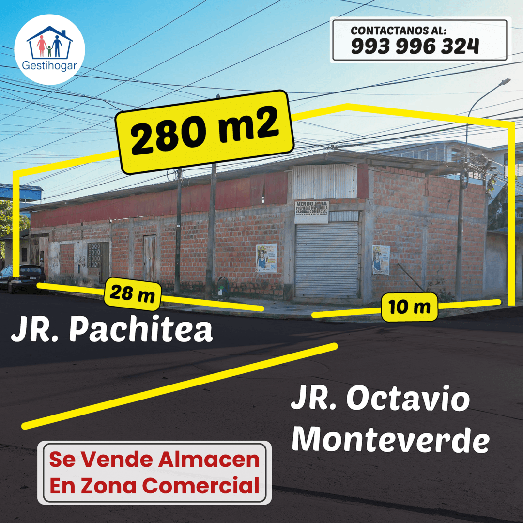 Gran oportunidad se vende almacen de 280 m2 - Pucallpa