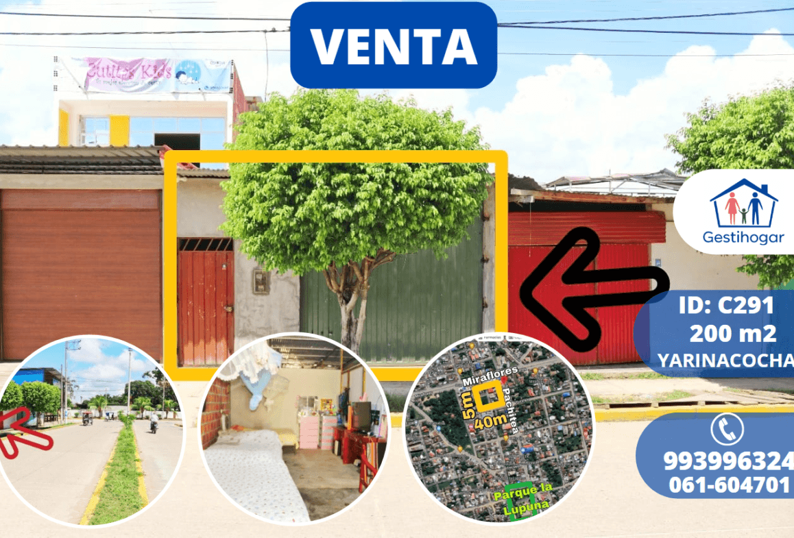 SE VENDE CASA EN PUCALLPA CERCA A MIRAFLORES