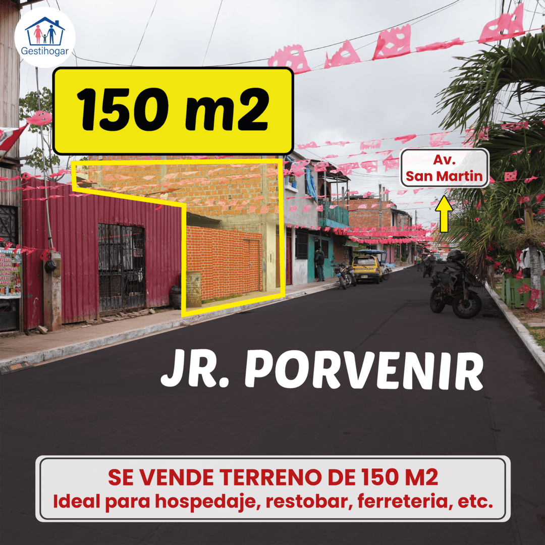 SE VENDE TERRENO EN CALLE PORVENIR