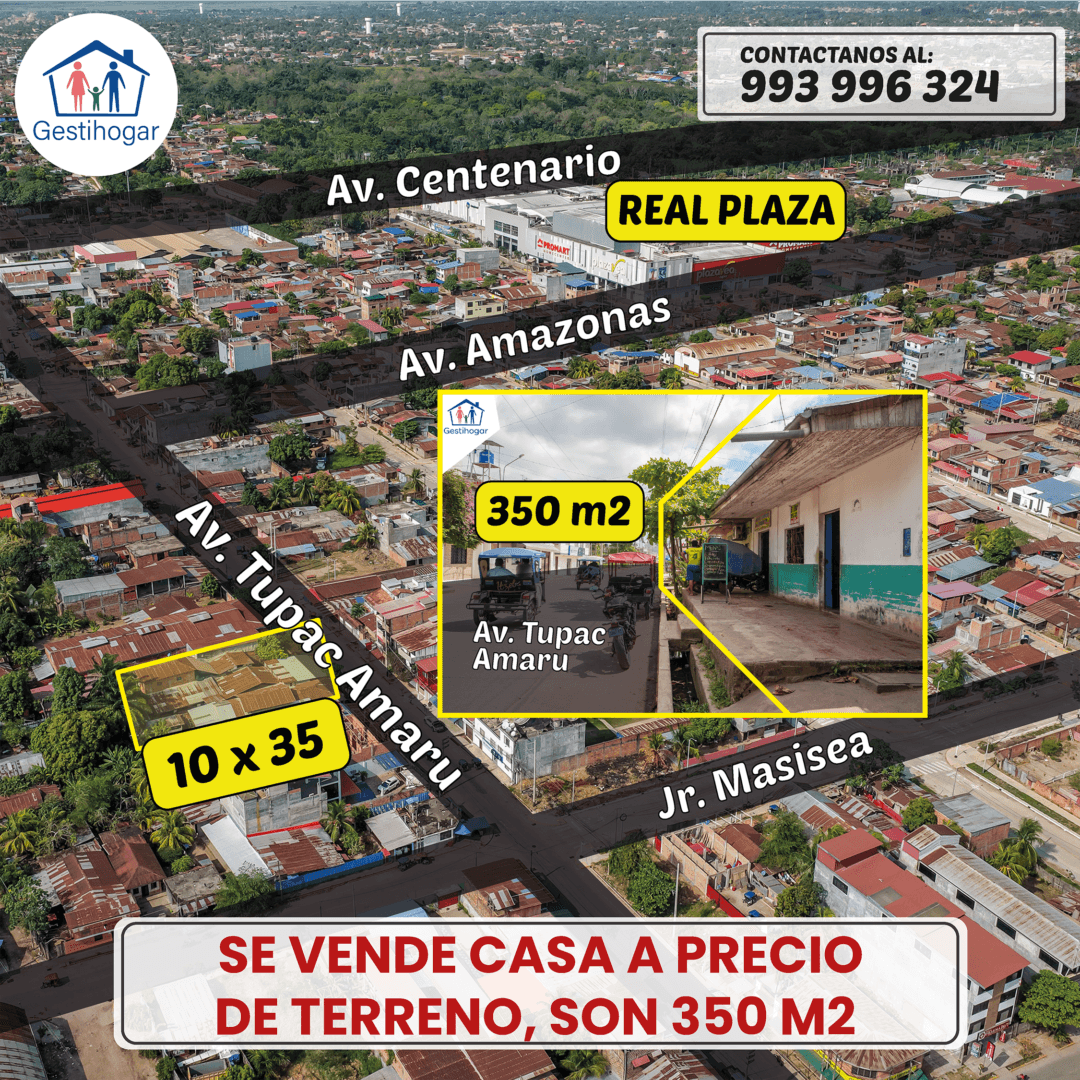 SE VENDE TERRENO EN LA AV. TUPAC AMARU CALLERIA-PUCALLPA — foto 10