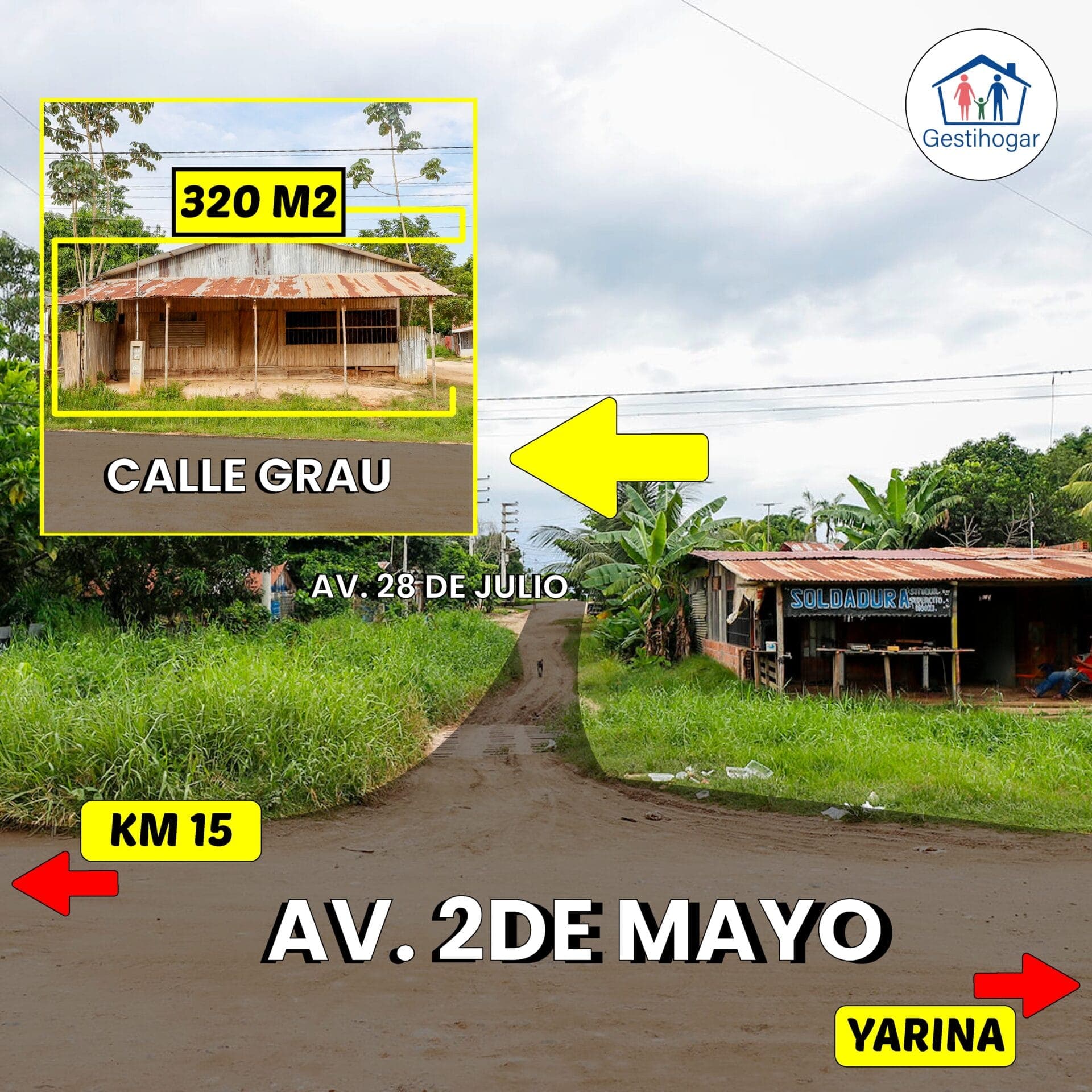 𝐒𝐄 𝐑𝐄𝐌𝐀𝐓𝐀 𝐓𝐄𝐑𝐑𝐄𝐍𝐎 𝐃𝐄 𝟑𝟐𝟎 𝐌𝟐, 𝐄𝐍 𝐄𝐒𝐐𝐔𝐈𝐍𝐀 — foto 2