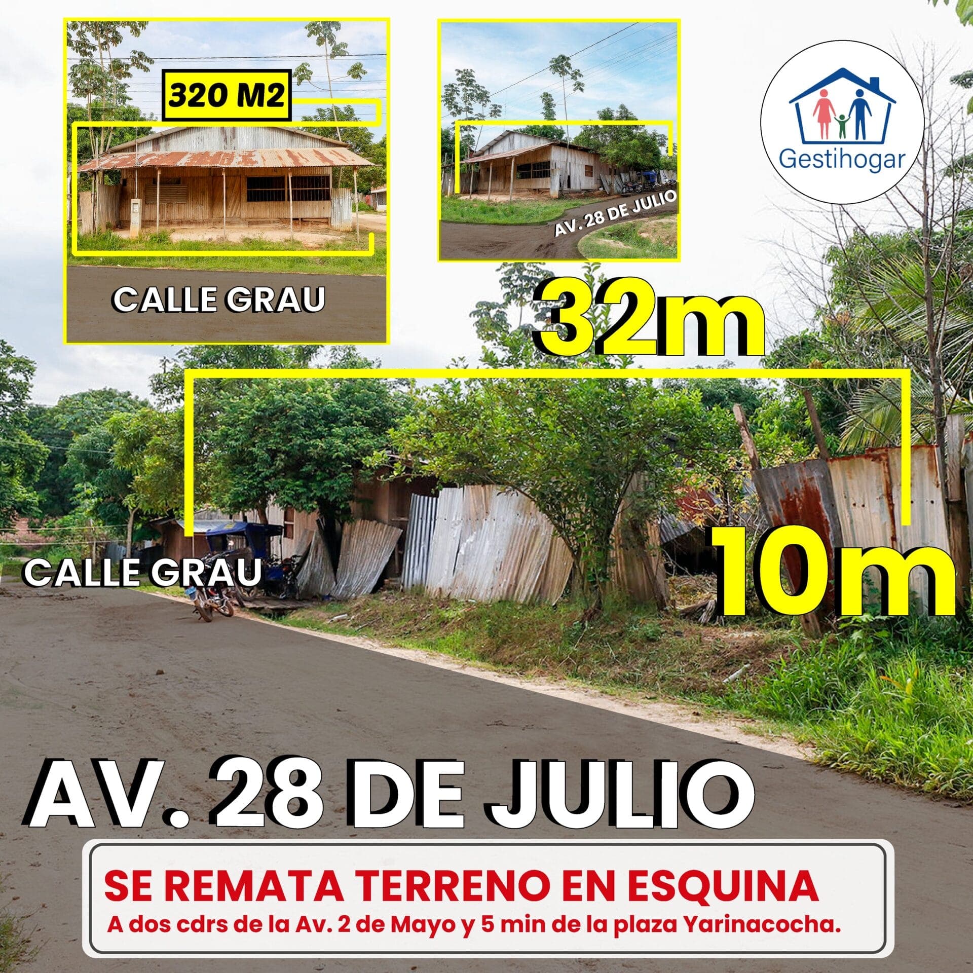 𝐒𝐄 𝐑𝐄𝐌𝐀𝐓𝐀 𝐓𝐄𝐑𝐑𝐄𝐍𝐎 𝐃𝐄 𝟑𝟐𝟎 𝐌𝟐, 𝐄𝐍 𝐄𝐒𝐐𝐔𝐈𝐍𝐀 — foto 4