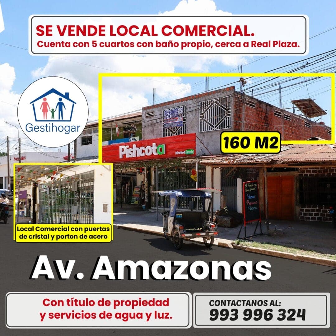 𝐒𝐄 𝐕𝐄𝐍𝐃𝐄 𝐋𝐎𝐂𝐀𝐋 𝐂𝐎𝐌𝐄𝐑𝐂𝐈𝐀𝐋 𝐄𝐍 𝐀𝐕. 𝐀𝐌𝐀𝐙𝐎𝐍𝐀𝐒 – 𝐏𝐔𝐂𝐀𝐋𝐋𝐏𝐀 — foto 8